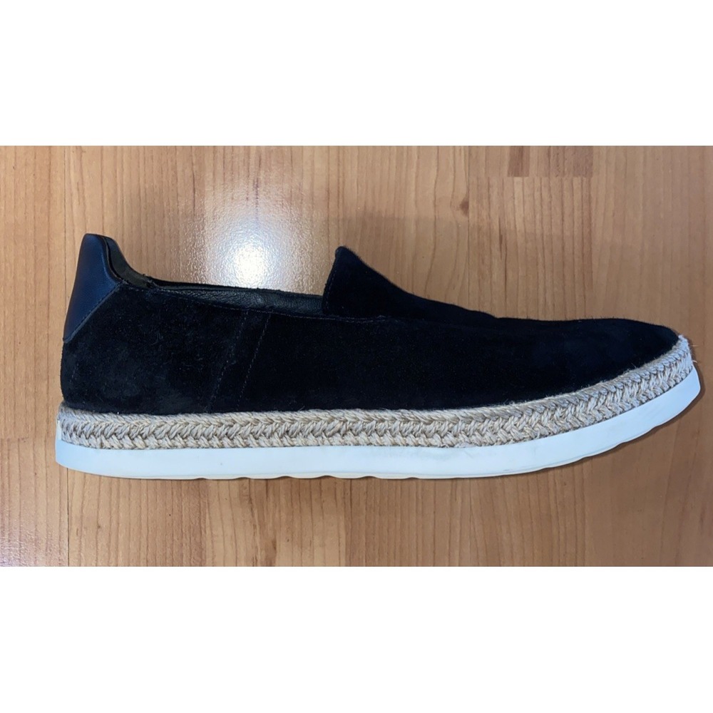 Vince DILLON Black Suede Espadrille Slip Ons Flats Size US 7.5 / EUR‎ 37.5